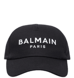 Mũ Nữ Balmain Cotton With Balmain Logo 'Black' 