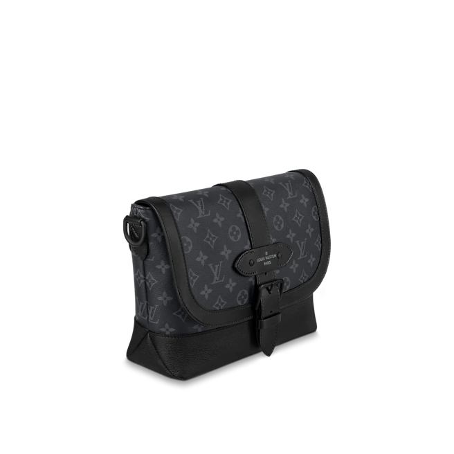  Túi Nam Louis Vuitton Saumur Messenger 'Monogram Black' 