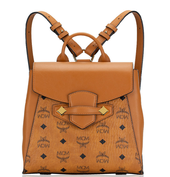  Balo MCM Essential Visetos Backpack Sml 'Cognac' 