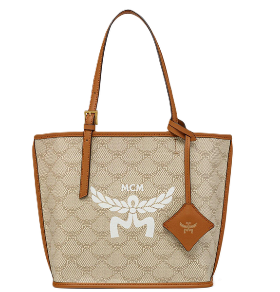  Túi Nữ MCM Himmel Shopper in Lauretos 'Beige' 