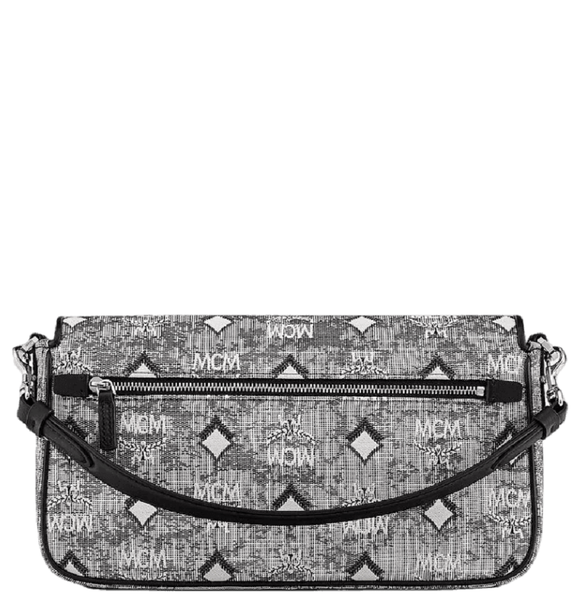  Túi Nữ MCM Crossbody Vintage Jacquard Monogram 'Gray' 