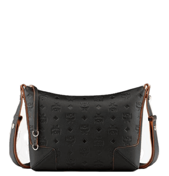  Túi Nữ MCM Klara Shoulder Monogram Leather 'Black' 