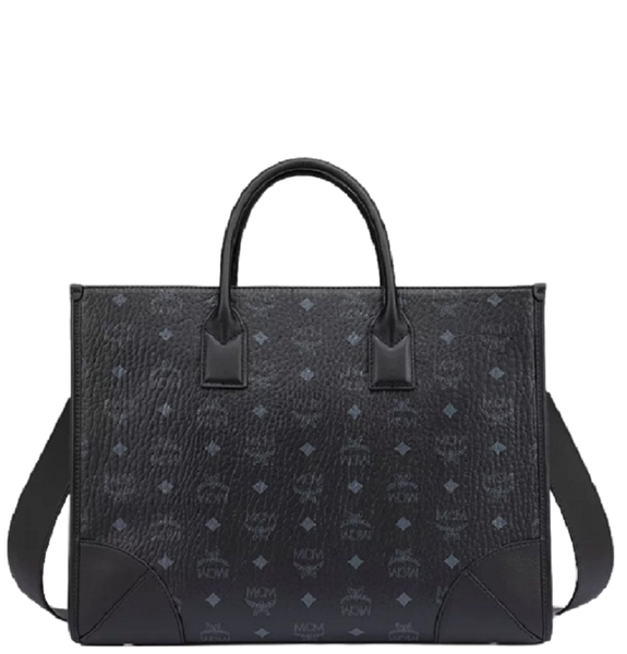  Túi Nam MCM Large München Tote 'Black' 