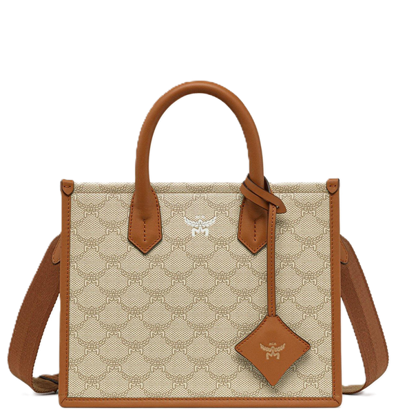  Túi Nữ MCM Himmel Tote in Lauretos 'Beige ' 