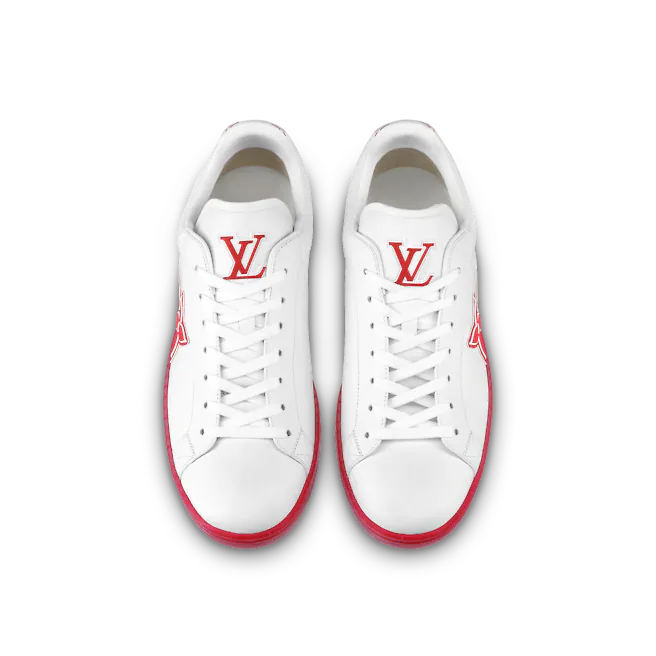  Giày Nam Louis Vuitton Luxembourg Samothrace Trainers 'Red Monogram' 