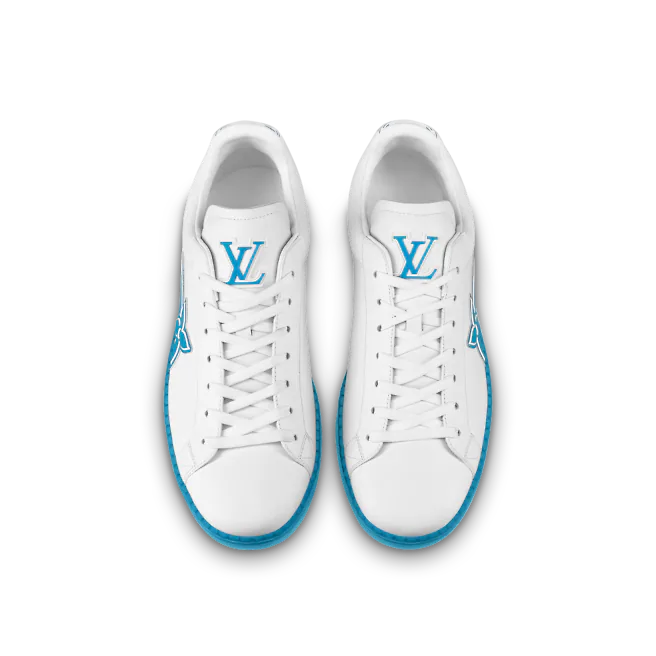  Giày Nam Louis Vuitton Luxembourg Samothrace Trainers 'Blue Monogram' 