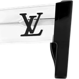  Kính Nam Louis Vuitton Class Square Transparent Black Silver 