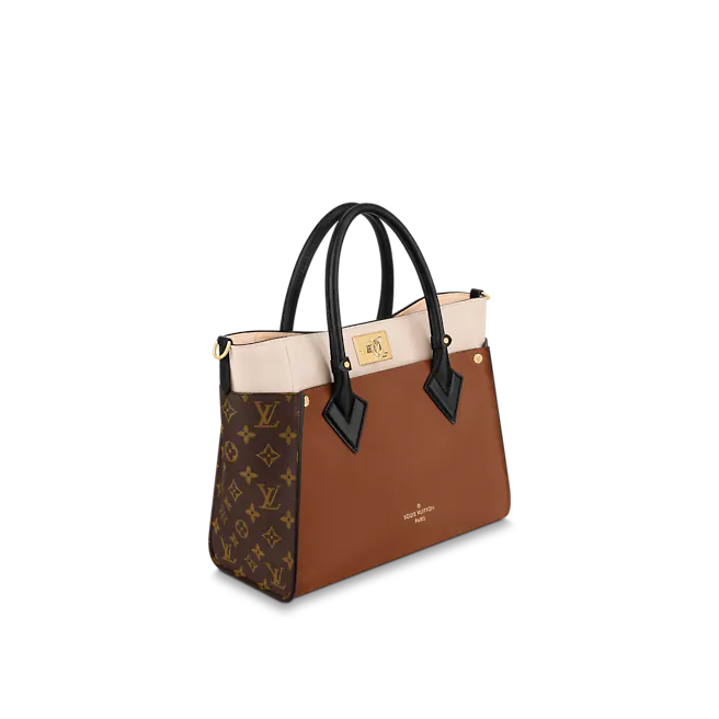  Túi Nữ Louis Vuitton On My Side Tote Chataigne 'Brown Crème Beige' 