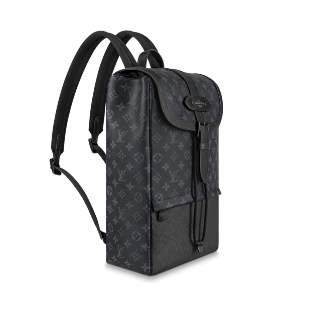  Balo Nam Louis Vuitton Saumur 'Monogram Black' 