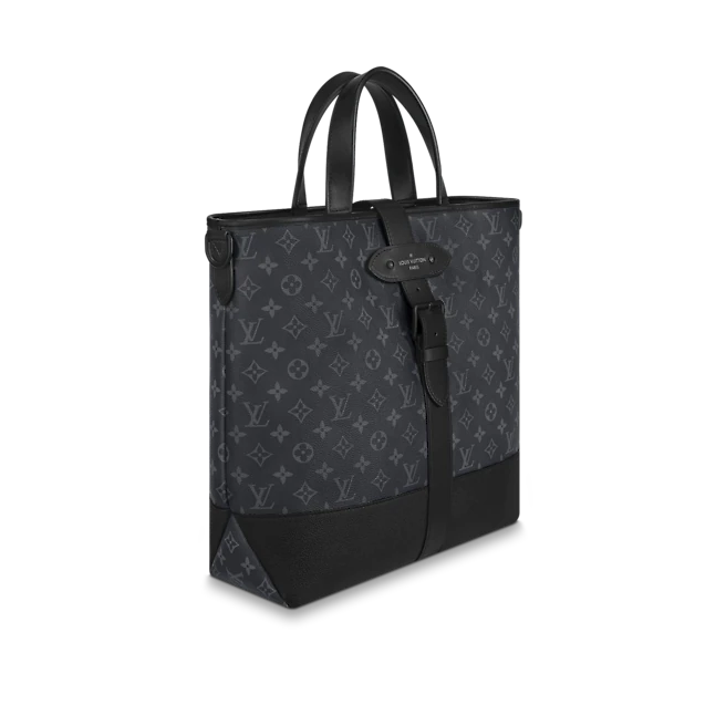  Túi Nam Louis Vuitton Saumur Tote 'Monogram Black' 