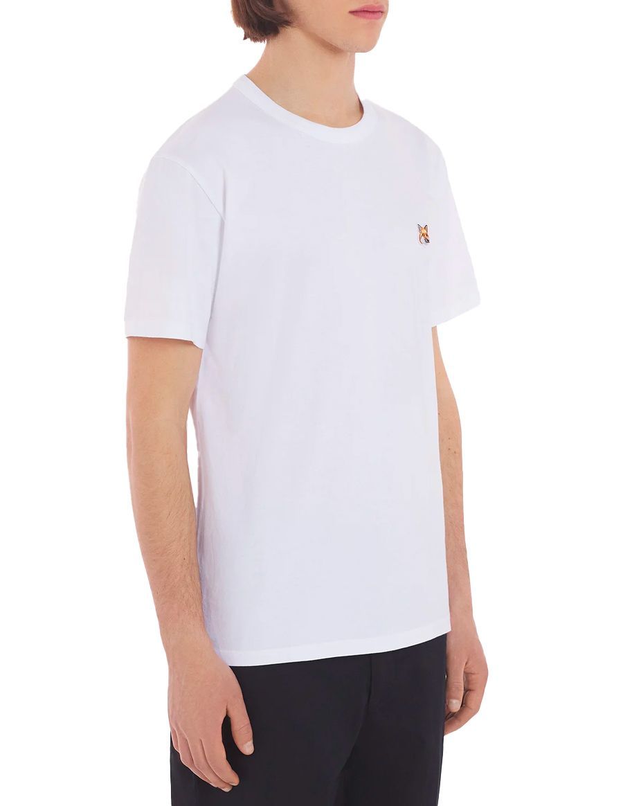  Áo Maison Kitsune Fox Head Patch 'White' 