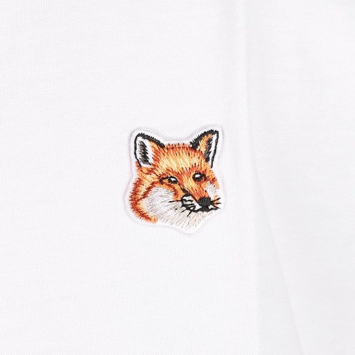  Áo Maison Kitsune Fox Head Patch 'White' 