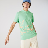  Áo Nam Lacoste Outline BIG CROC Polo 'Green' 