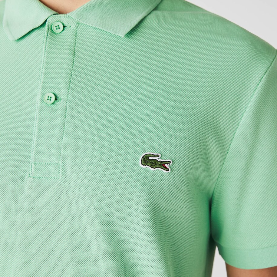  Áo Nam Lacoste Outline BIG CROC Polo 'Green' 