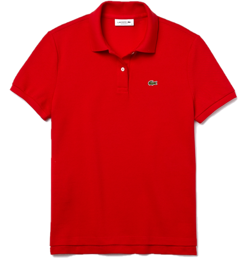  Áo Nữ Lacoste 2-Button Short Sleeve Polo 'Red' 