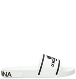  Dép Nam Dolce & Gabbana Rubber Slides 'White' 