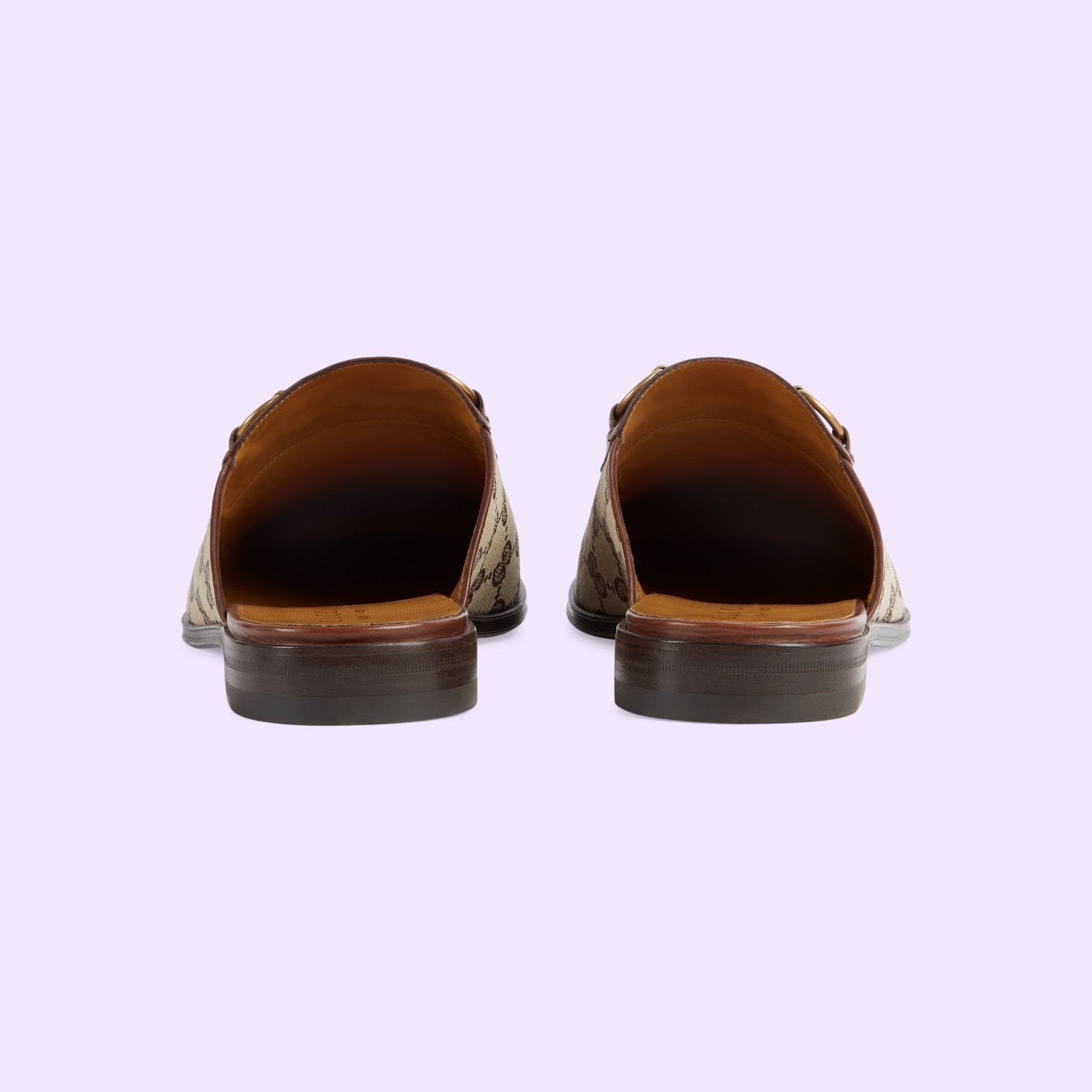 GUCCI｜SLIPPERS (719749 FAA0U 9768) Gucci 719749 FAA0U 9768 Men's Shoes Beige & Ebony Fabric