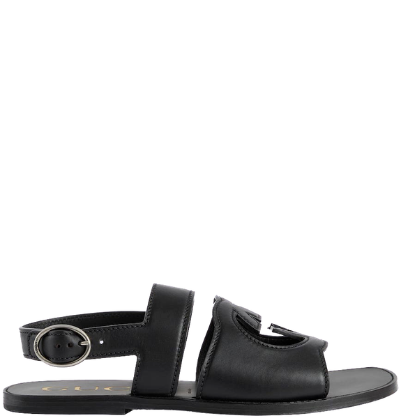  Dép Nam Gucci Interlocking G Sandal 'Black' 