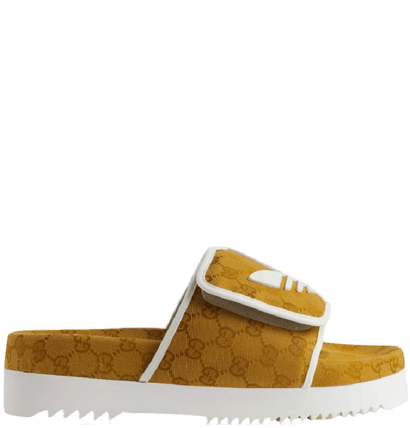  Dép Nam Gucci X Adidas Slide Sandal 'Brown' ‎ 