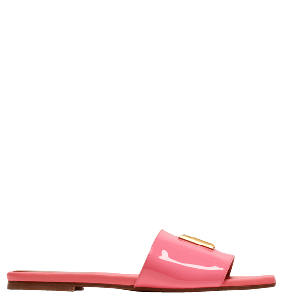  Dép Nữ Balmain Dafne Patent Leather Mules 'Pink' 