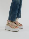  Dép Nữ Chloe Nama Wedge Sandal 'Bright Gold' 