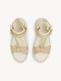  Dép Nữ Chloe Nama Wedge Sandal 'Bright Gold' 