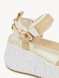  Dép Nữ Chloe Nama Wedge Sandal 'Bright Gold' 