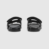  Dép Nữ Gucci Sandal With Double G 'Black' 