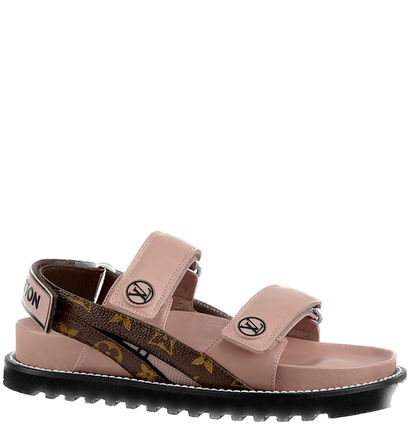  Dép Nữ Louis Vuitton Paseo Flat Comfort Sandals 'Nude' 