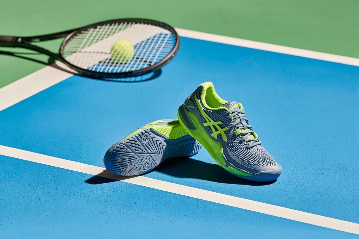  Giày Asics Gel Resolution 9 Steel 'Blue Green' 