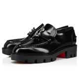  Giày Nam Christian Louboutin CL Moc Lug 'Black' 