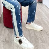  Giày Nam Dolce & Gabbana D&G Printed 'White' 