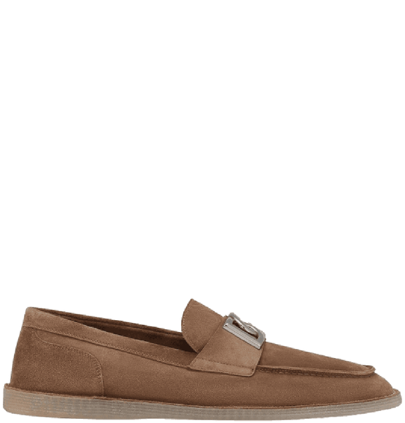  Giày Nam Dolce & Gabbana Suede Loafers 'Brown' 