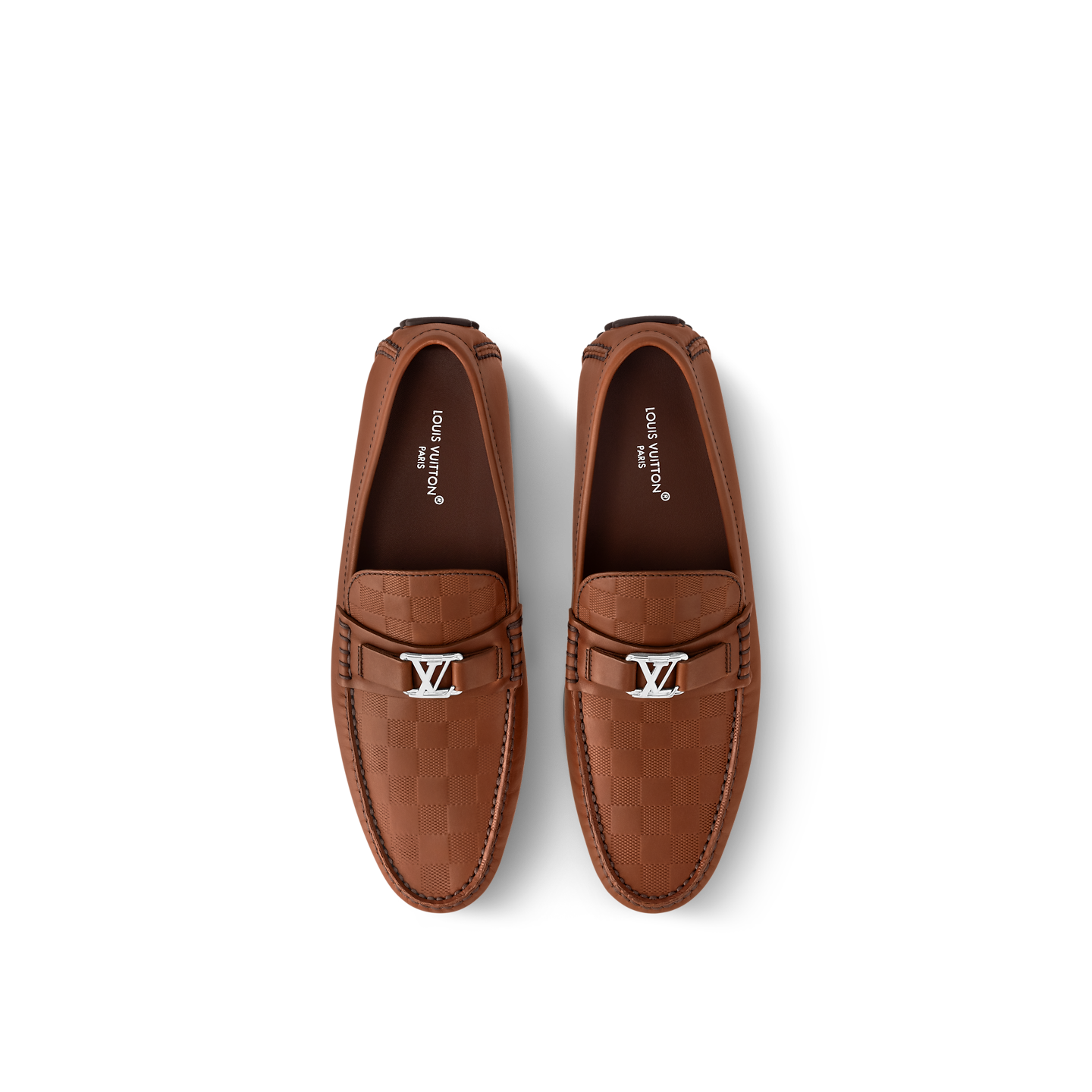  Giày Nam Louis Vuitton Hockenheim Moccasins 'Cognac' 