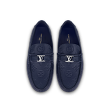  Giày Nam Louis Vuitton Hockenheim Moccasins 'Marine' 