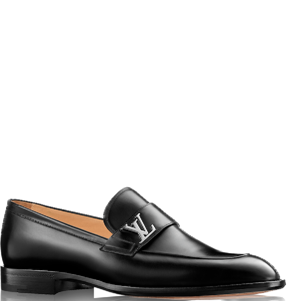  Giày Nam Louis Vuitton Moccasins Saint Germain 'Black' 