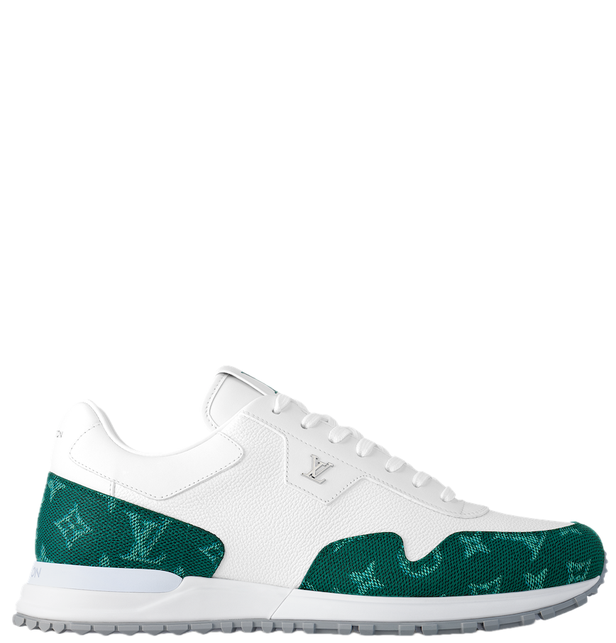  Giày Nam Louis Vuitton Run Away Trainers 'White Green' 