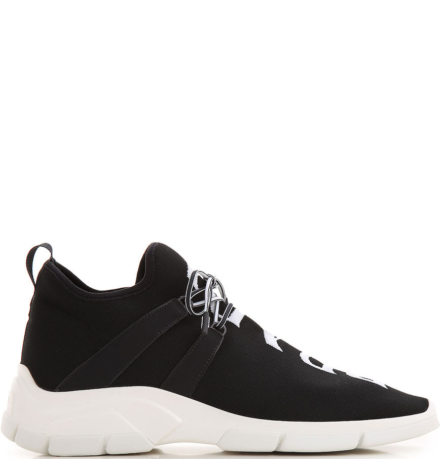  Giày Nam Prada Knit Fabric Sneakers 'Black' 