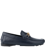  Giày Nam Versace Gold Logo Hardware 'Navy' 