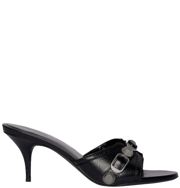  Giày Nữ Balenciaga Cagole 70mm Sandal 'Black' 