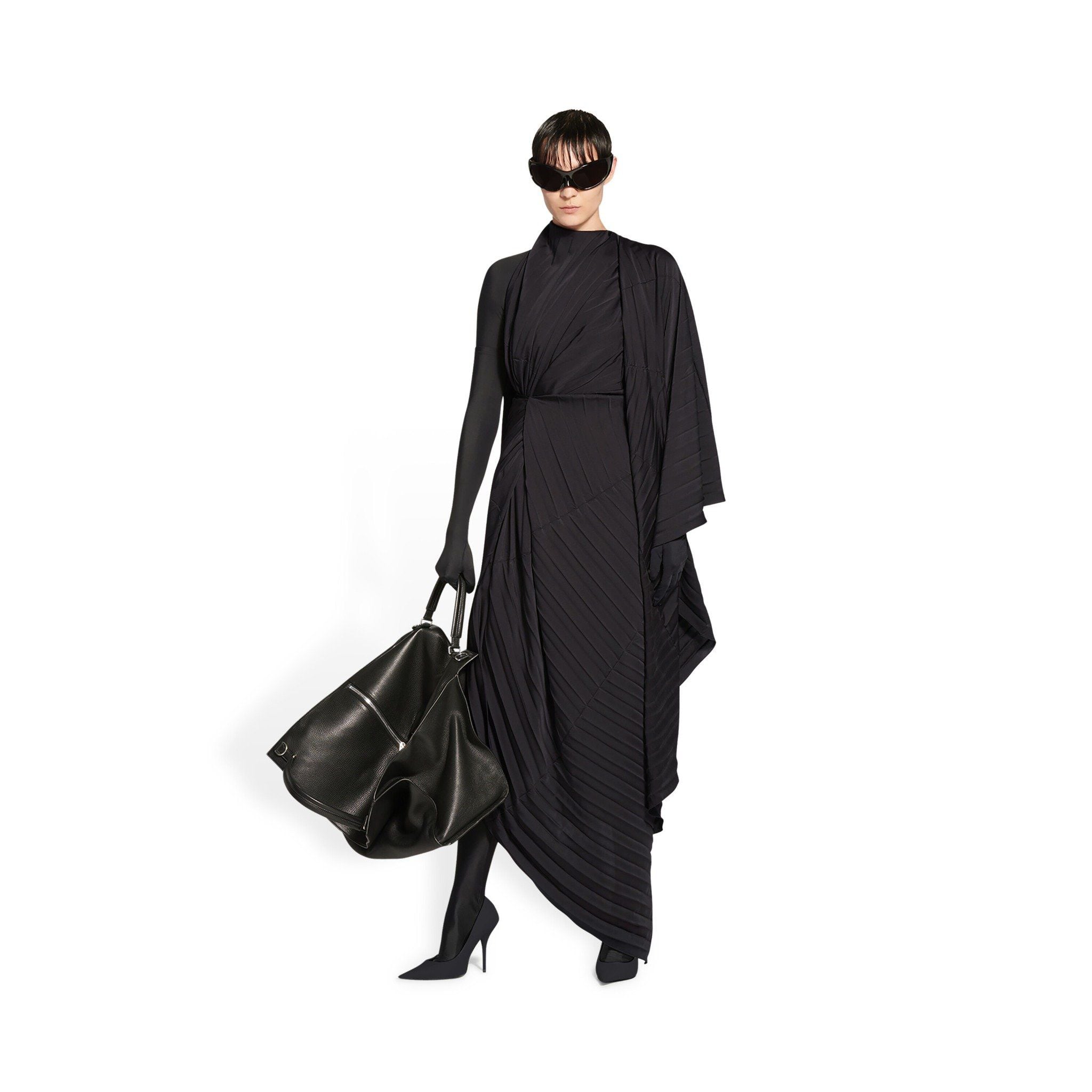  Giày Nữ Balenciaga Knife 110mm Pump 'Black' 