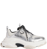  Giày Nữ Balenciaga Triple S Trainers 'Silver' 
