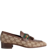  Giày Nữ Gucci GG Loafer Tassel 'Beige' 