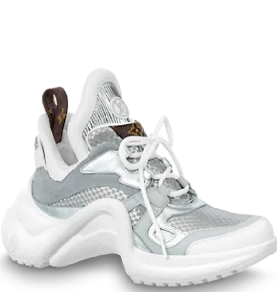  Giày Nữ Louis Vuitton Lv Archlight Trainers 'Silver' 