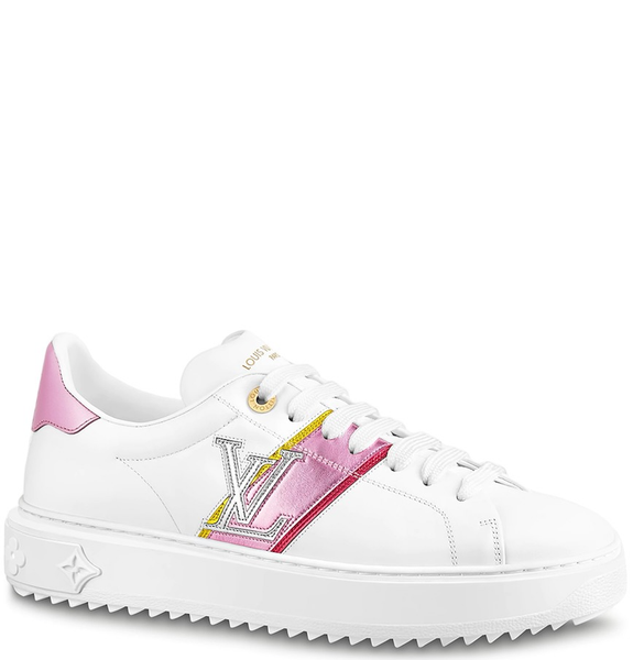  Giày Nữ Louis Vuitton Time Out Trainers 'White Pink' 