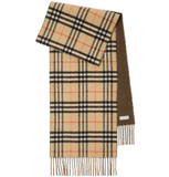  Khăn Burberry Reversible Check Cashmere Scarf 'Sand' 