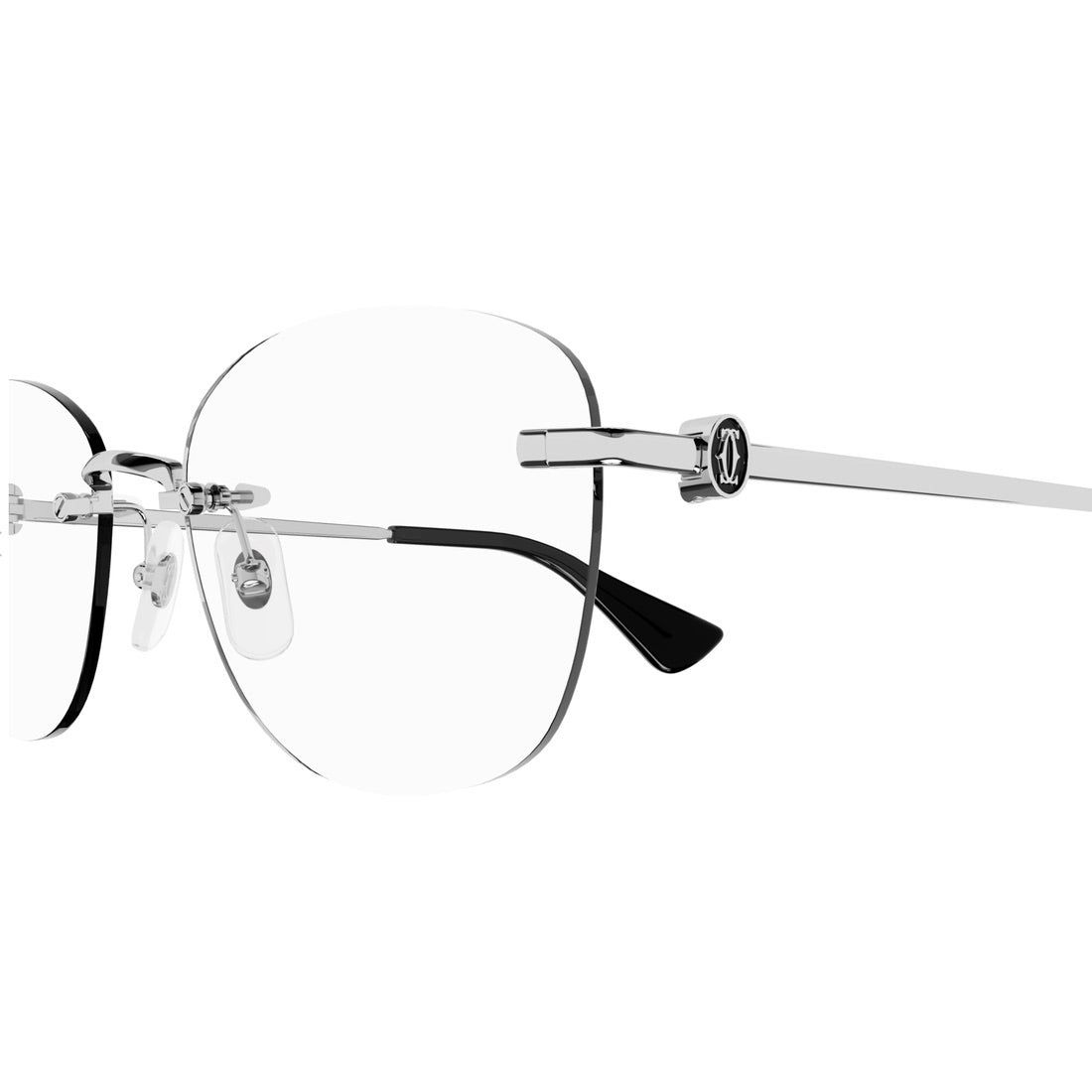  Kính Cartier Trinity Smooth Eyeglasses 'Silver' 