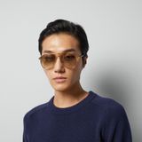  Kính Gucci Aviator Frame Sunglasses 'Gold' 