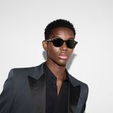  Kính Gucci Round Frame Sunglasses 'Black' 