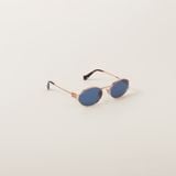  Kính Miu Miu Logo Sunglasses 'Blue' 